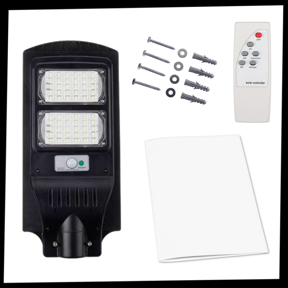 LED d'extérieur à énergie solaire avec détection de mouvement - Ozerty