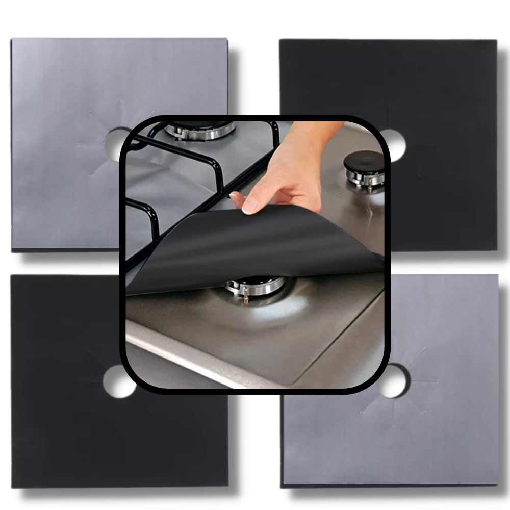 Couverture de protection pour cuisinière à gaz (lot de 2) - Ozerty