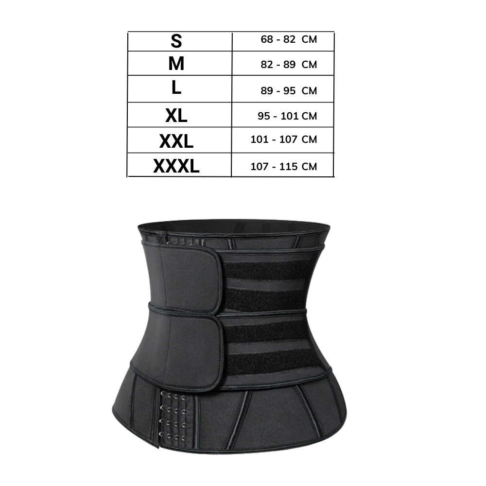 Ceinture de sauna à double sangle - Ozerty