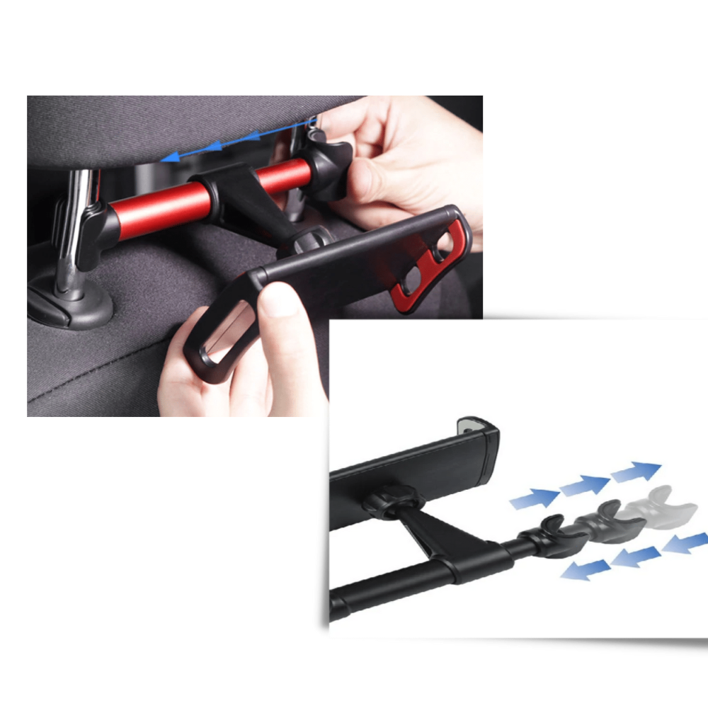 Support de tablette et de téléphone pour siège arrière de voiture - Ozerty