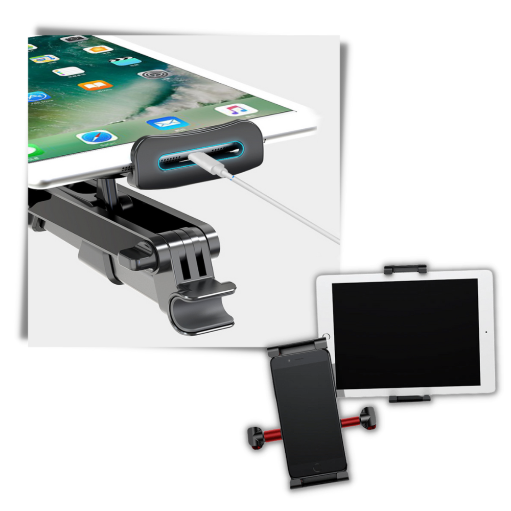 Support de tablette et de téléphone pour siège arrière de voiture - Ozerty