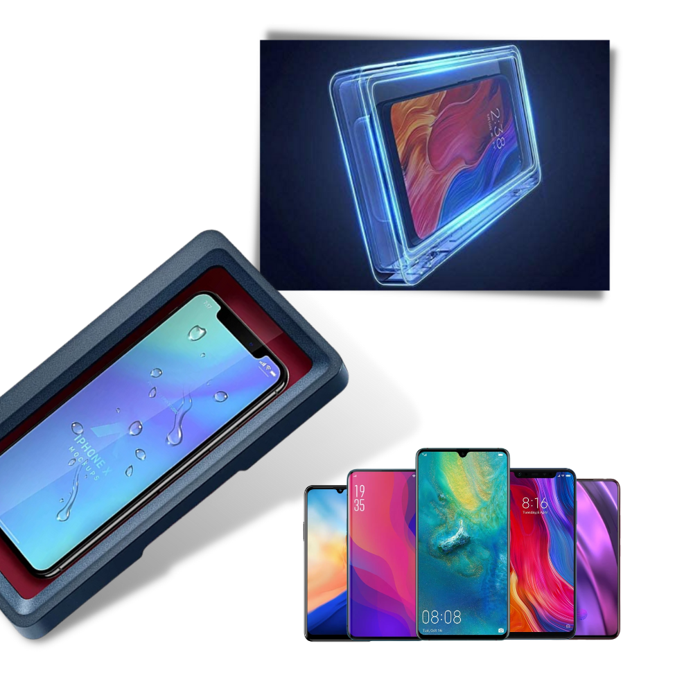 Étui à support mural étanche pour téléphone  - Ozerty