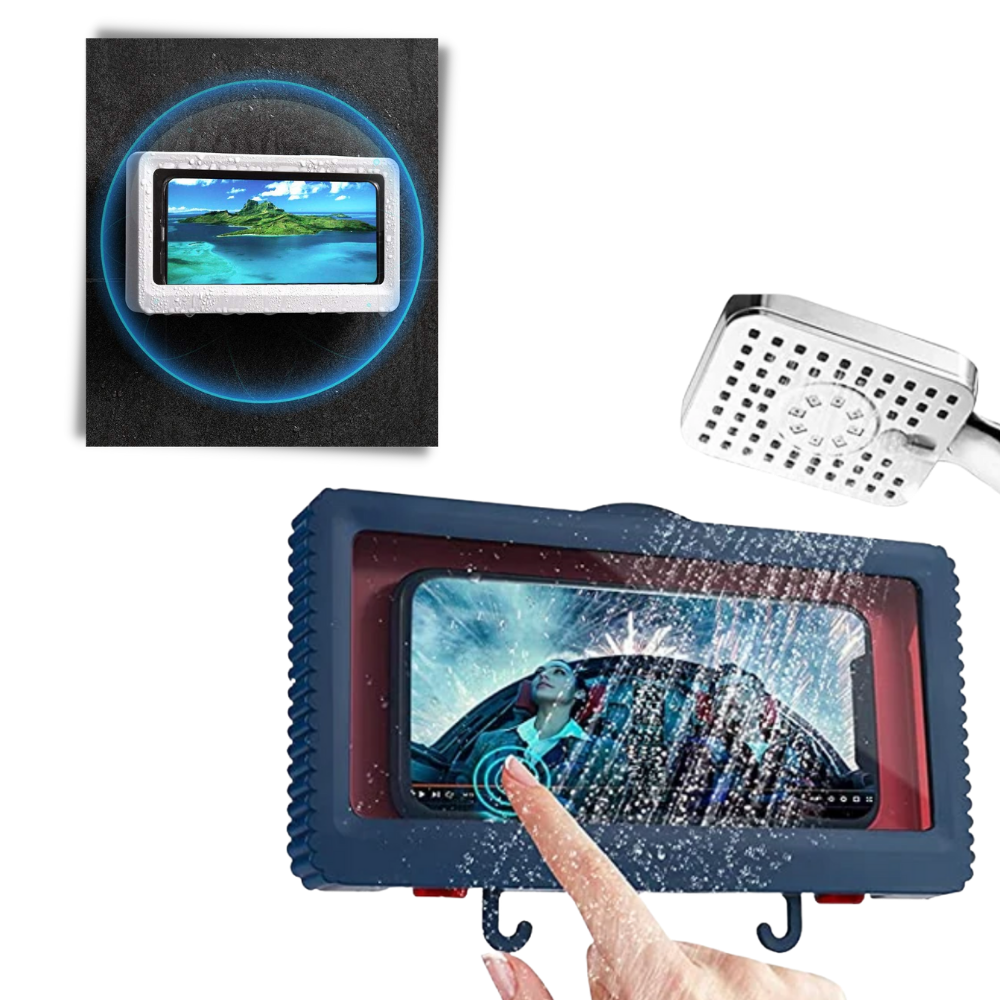 Étui à support mural étanche pour téléphone  - Ozerty