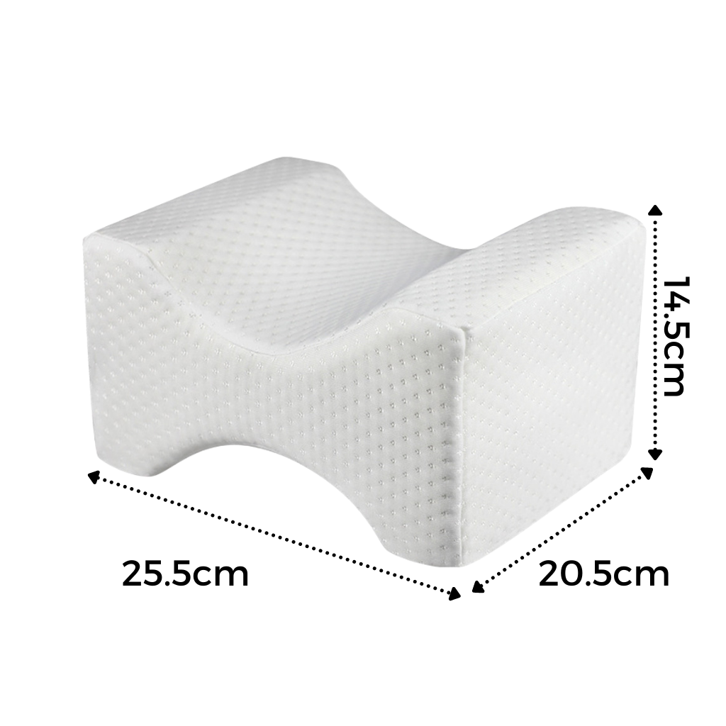 Oreiller en mousse à mémoire de forme à placer entre les cuisses - Ozerty