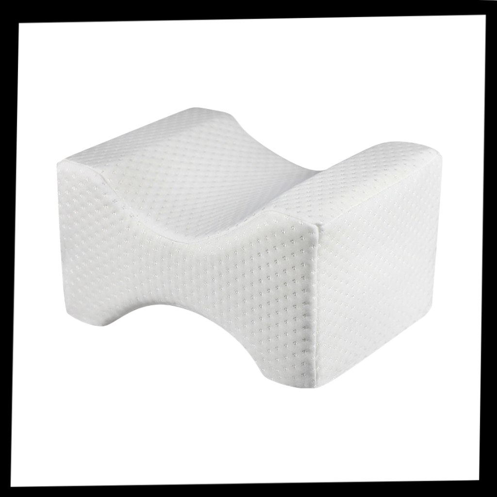 Oreiller en mousse à mémoire de forme à placer entre les cuisses - Ozerty