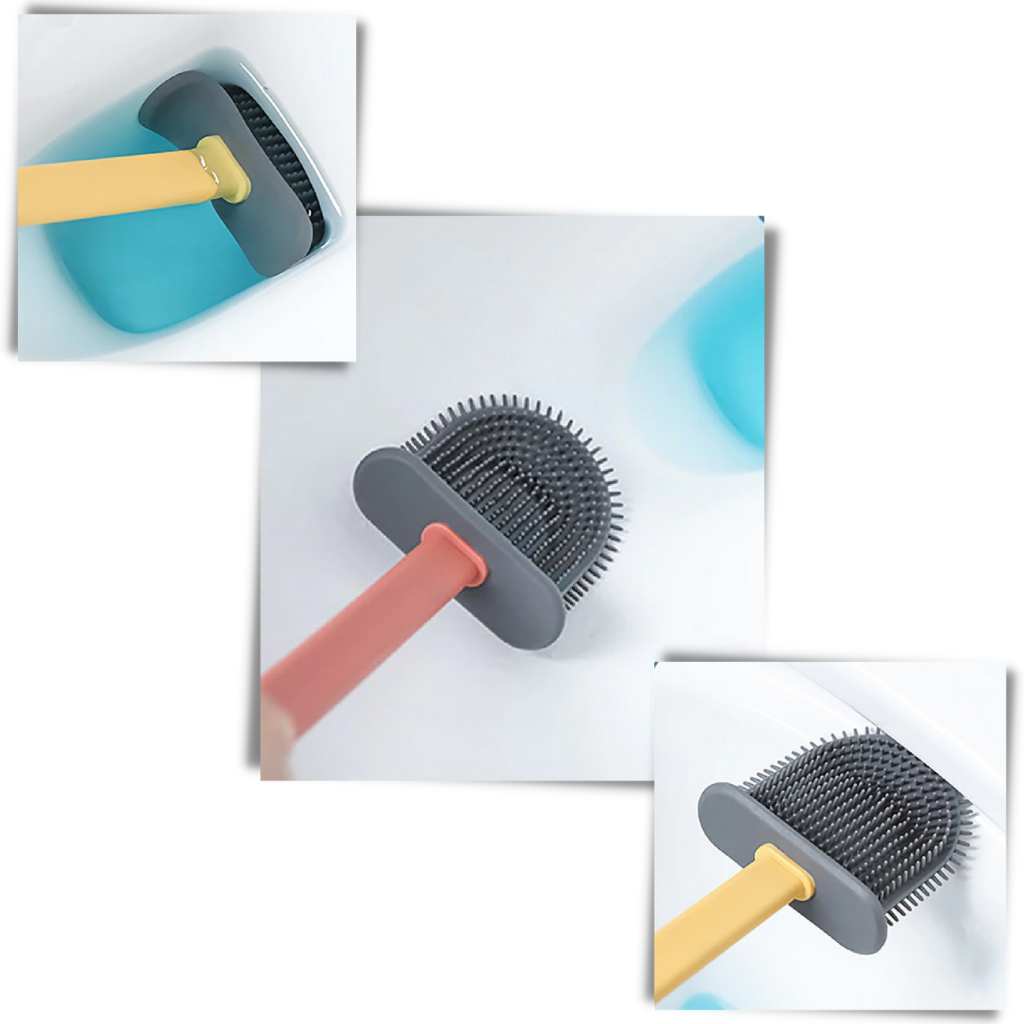 Brosse de toilette en silicone - Ozerty