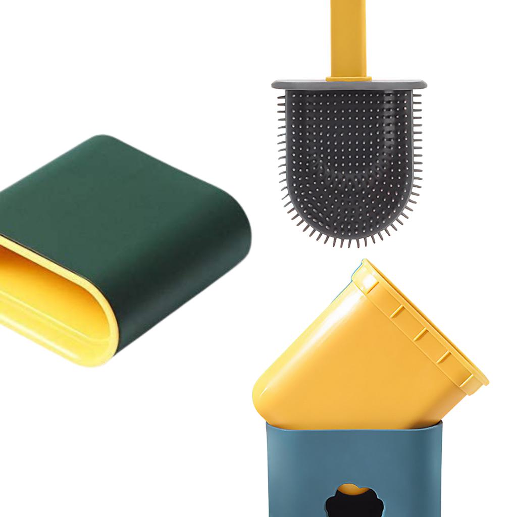 Brosse de toilette en silicone - Ozerty