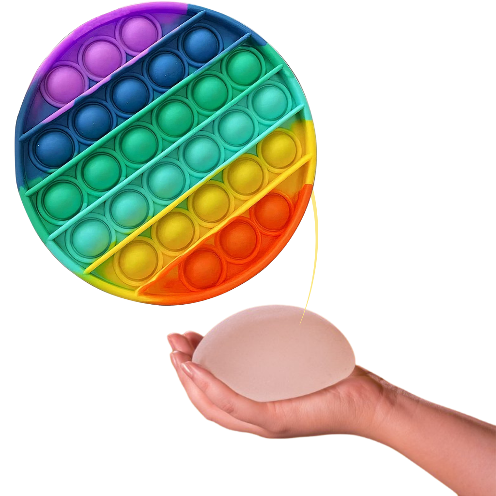 Jouet sensoriel anti-stress à bulles - Ozerty