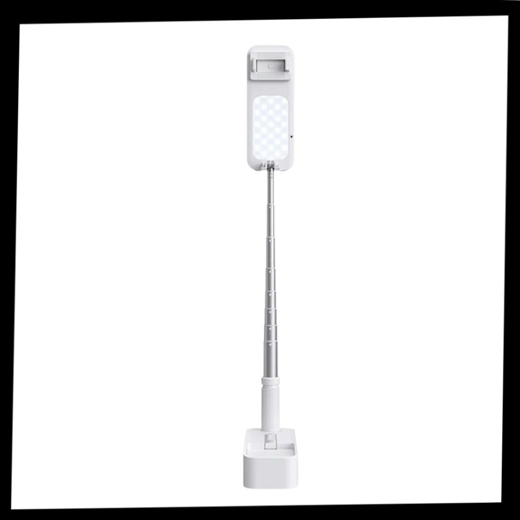 Support pour smartphone Kit d'éclairage bluetooth intégré - Ozerty