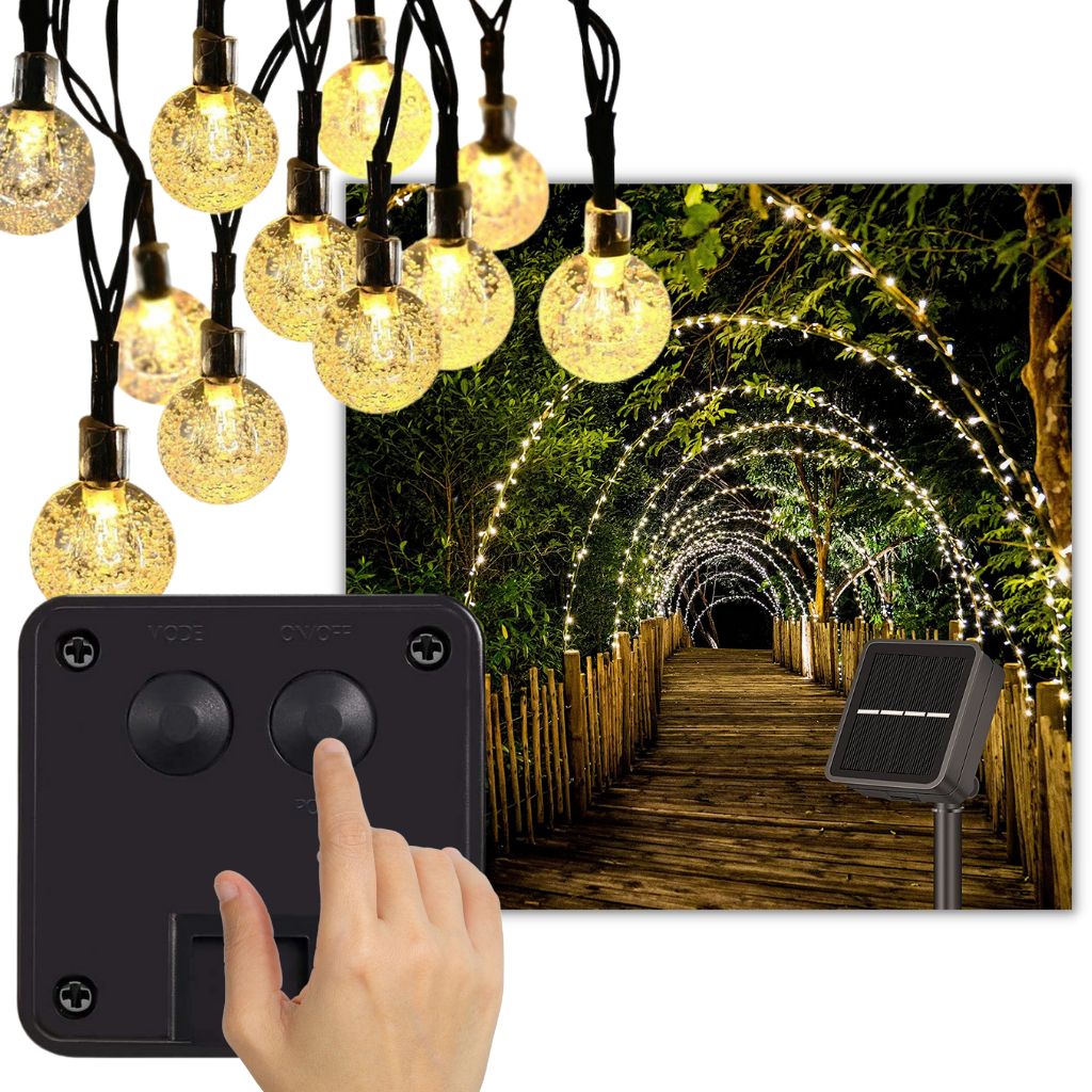 Guirlande lumineuse solaire - Ozerty
