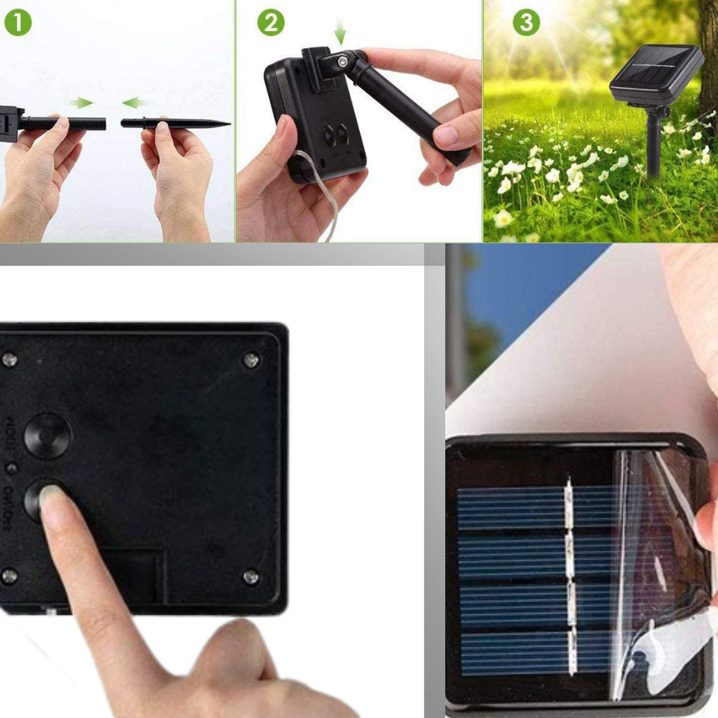 Guirlande solaire à LED - Ozerty