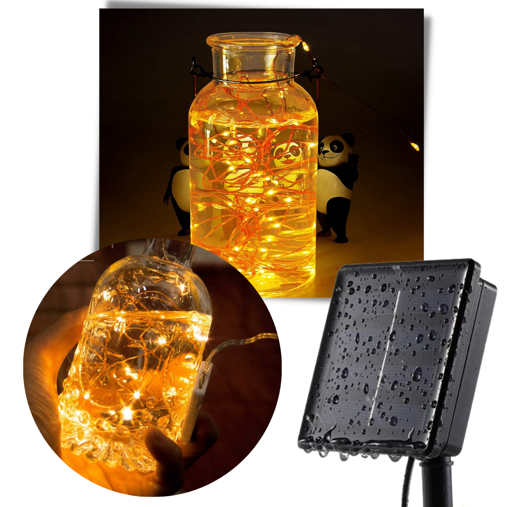 Guirlande solaire à LED - Ozerty