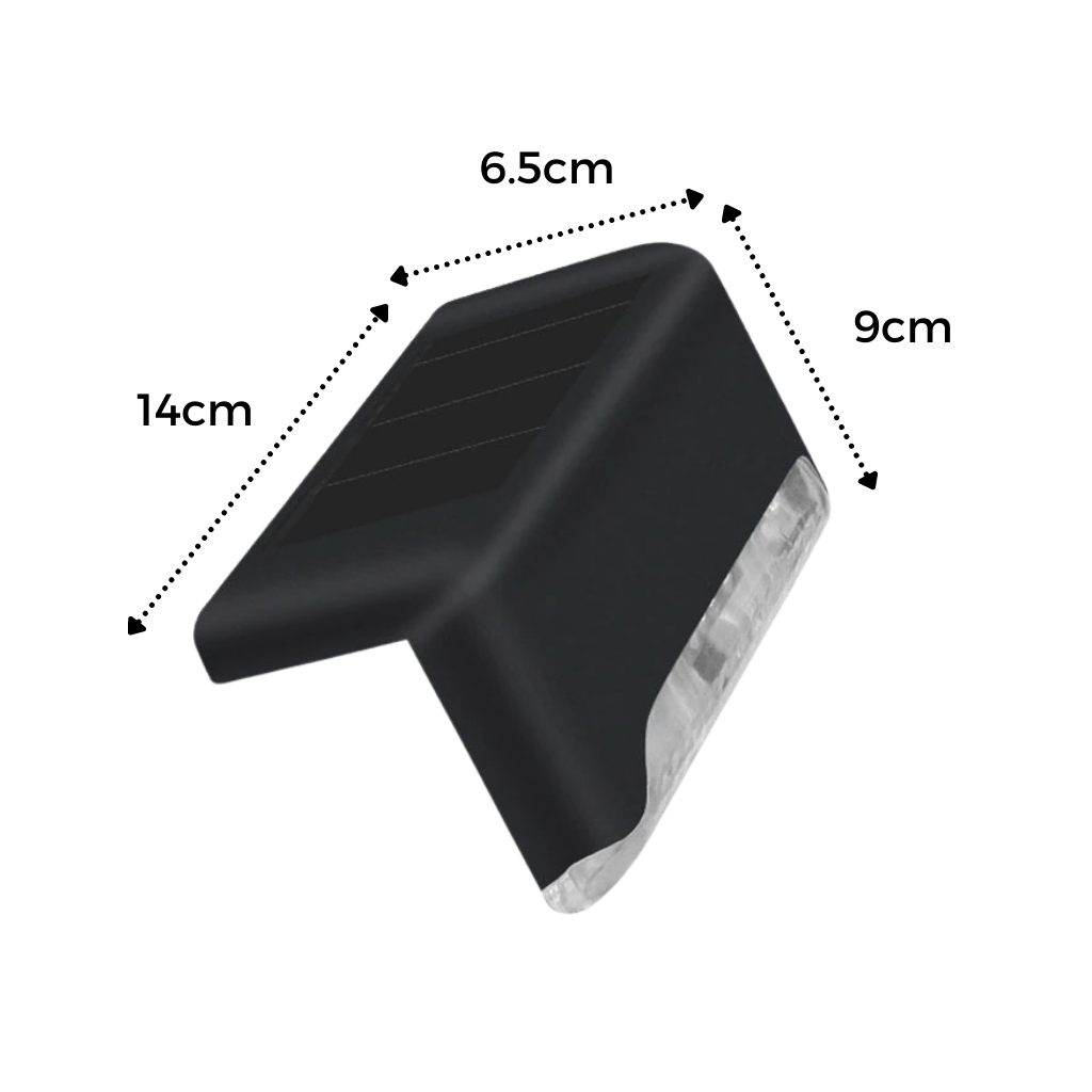 Lampes solaires à LED pour escalier (4 unités) - Ozerty