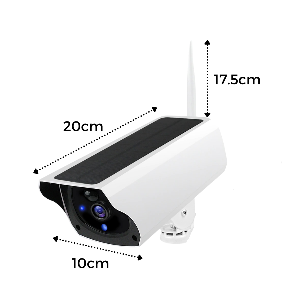 Caméra de surveillance solaire - Ozerty