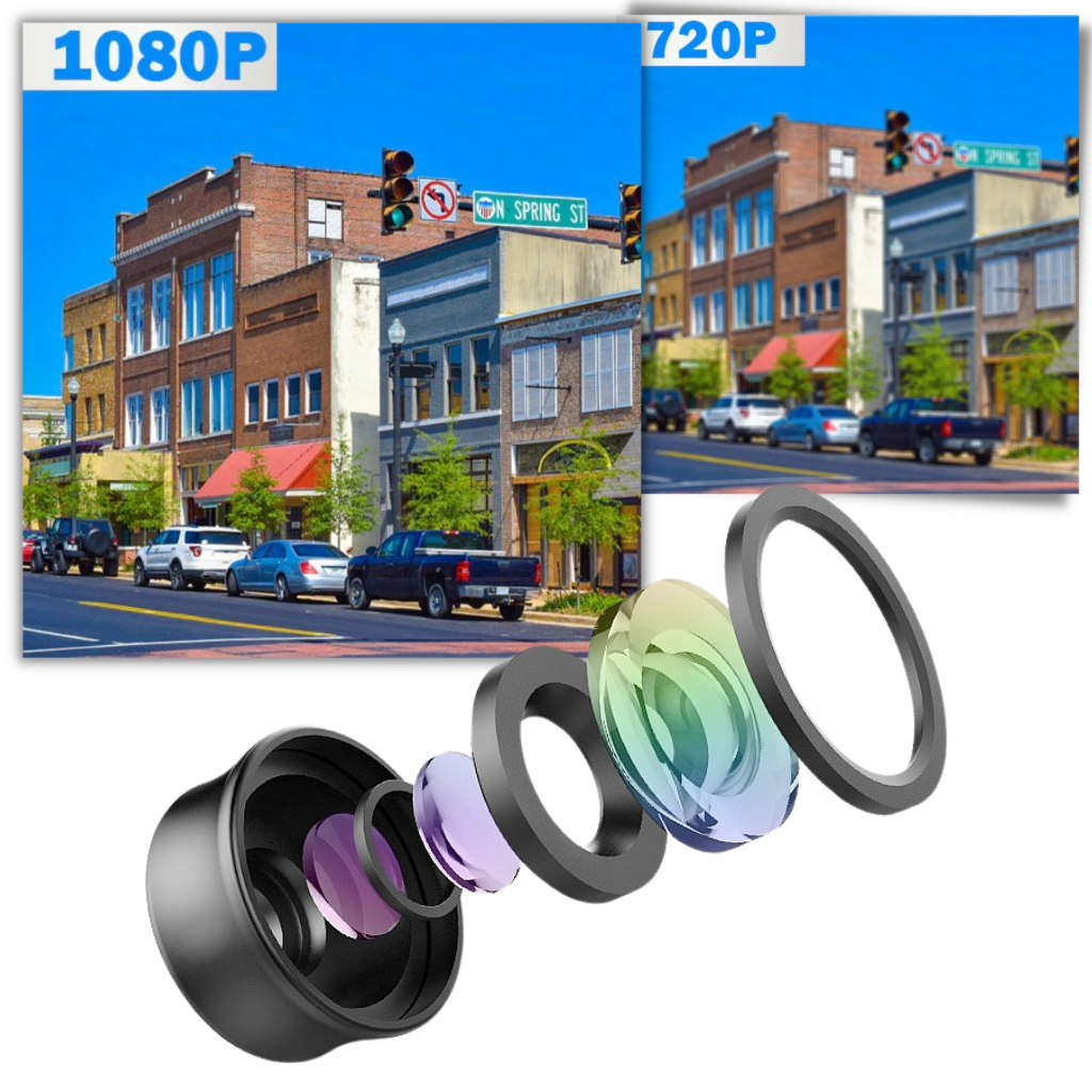 Caméra de surveillance solaire - Ozerty