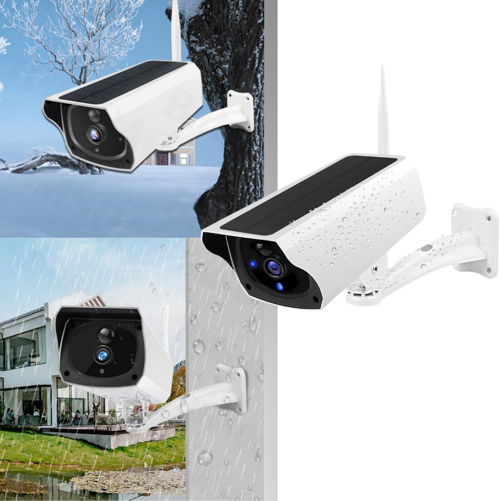Caméra de surveillance solaire - Ozerty