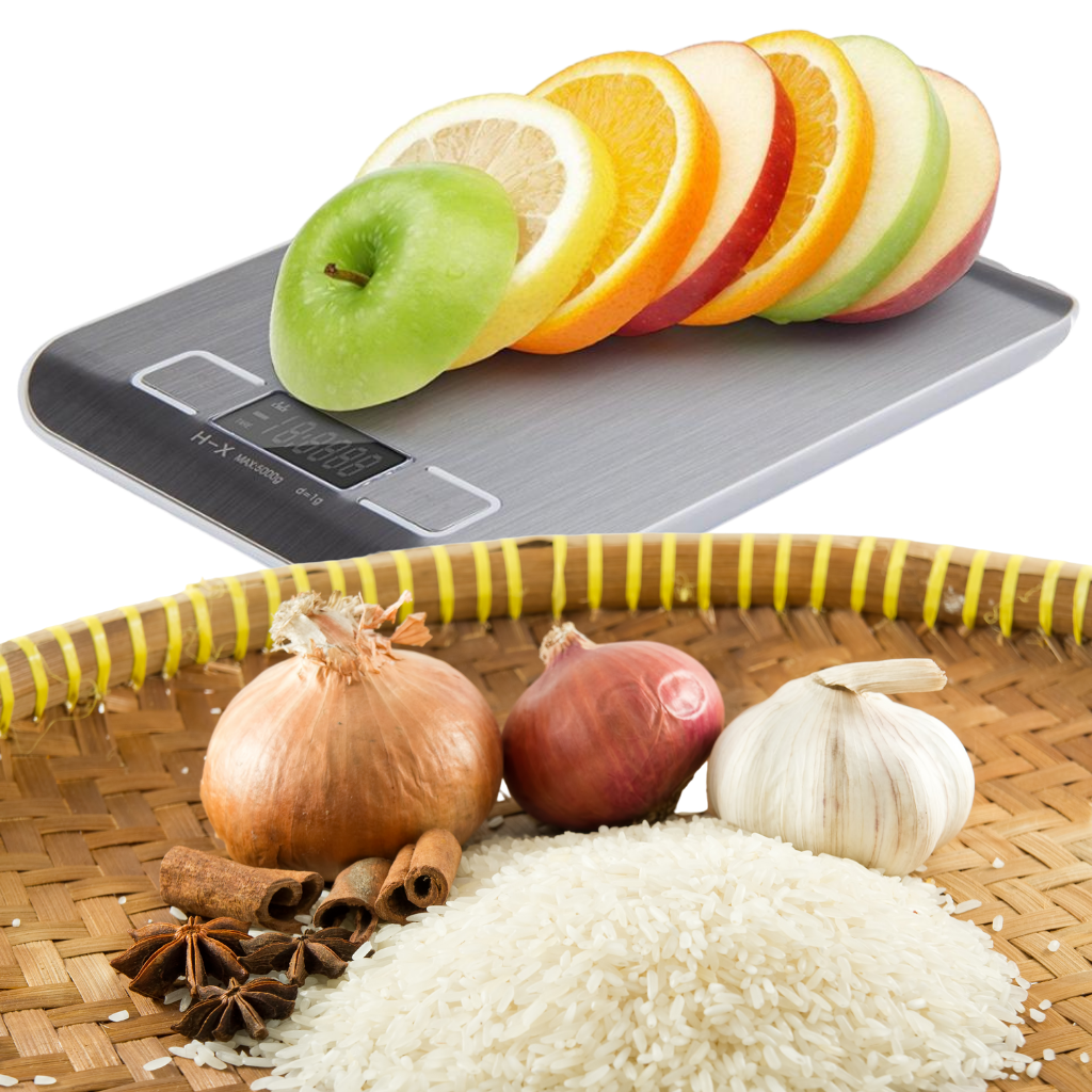 Balance de cuisine numérique LCD en acier inoxydable - Ozerty