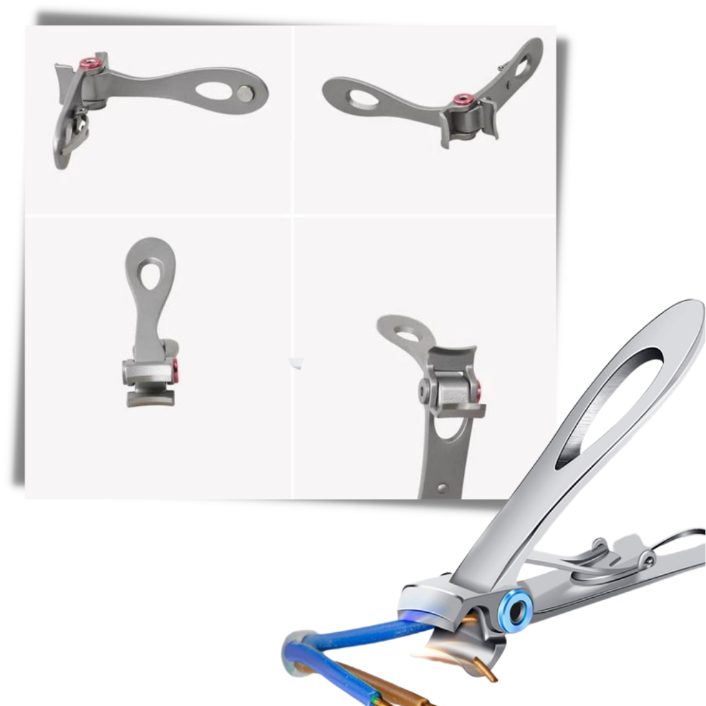 Coupe-ongles à large mâchoire en acier inoxydable - Ozerty