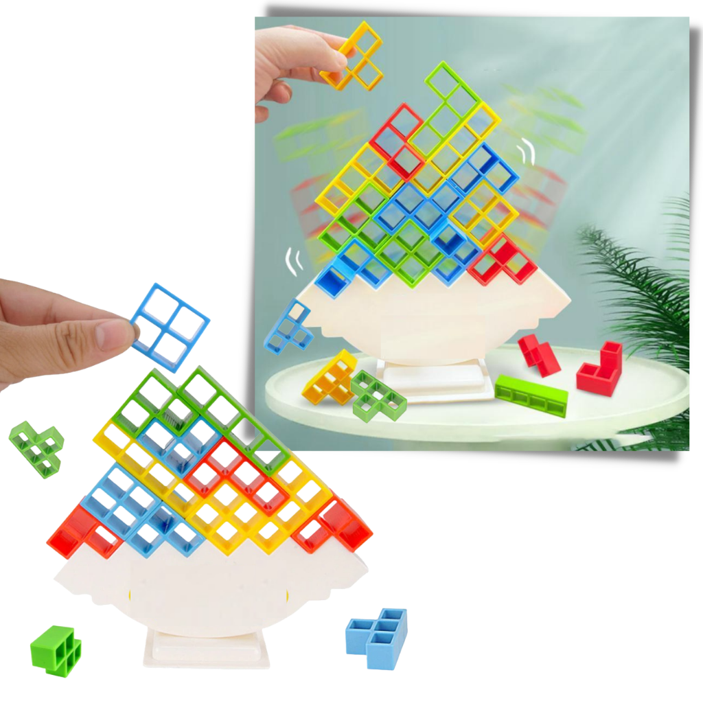 Jouet d'empilement en bascule à équilibre élevé - Ozerty