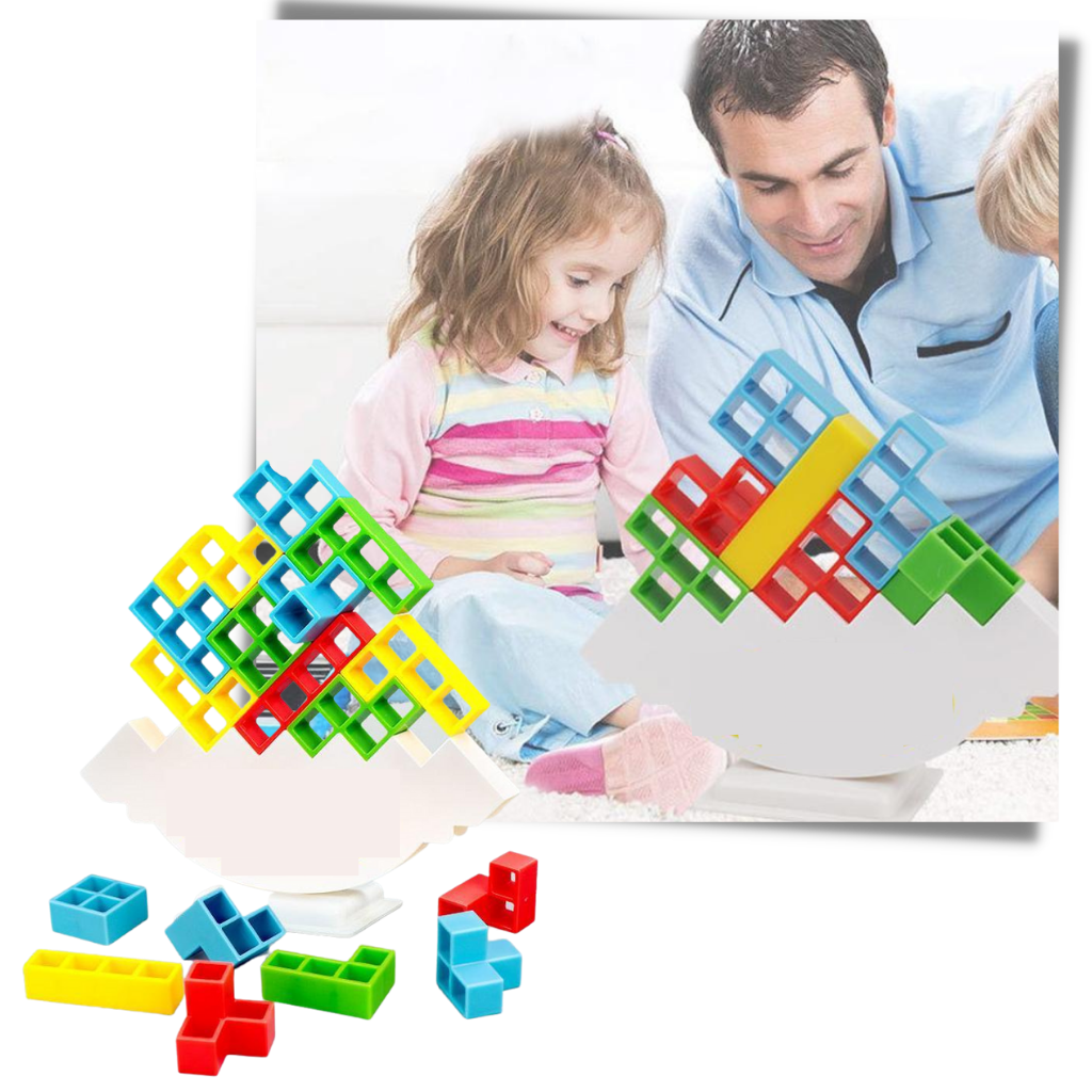 Jouet d'empilement en bascule à équilibre élevé - Ozerty