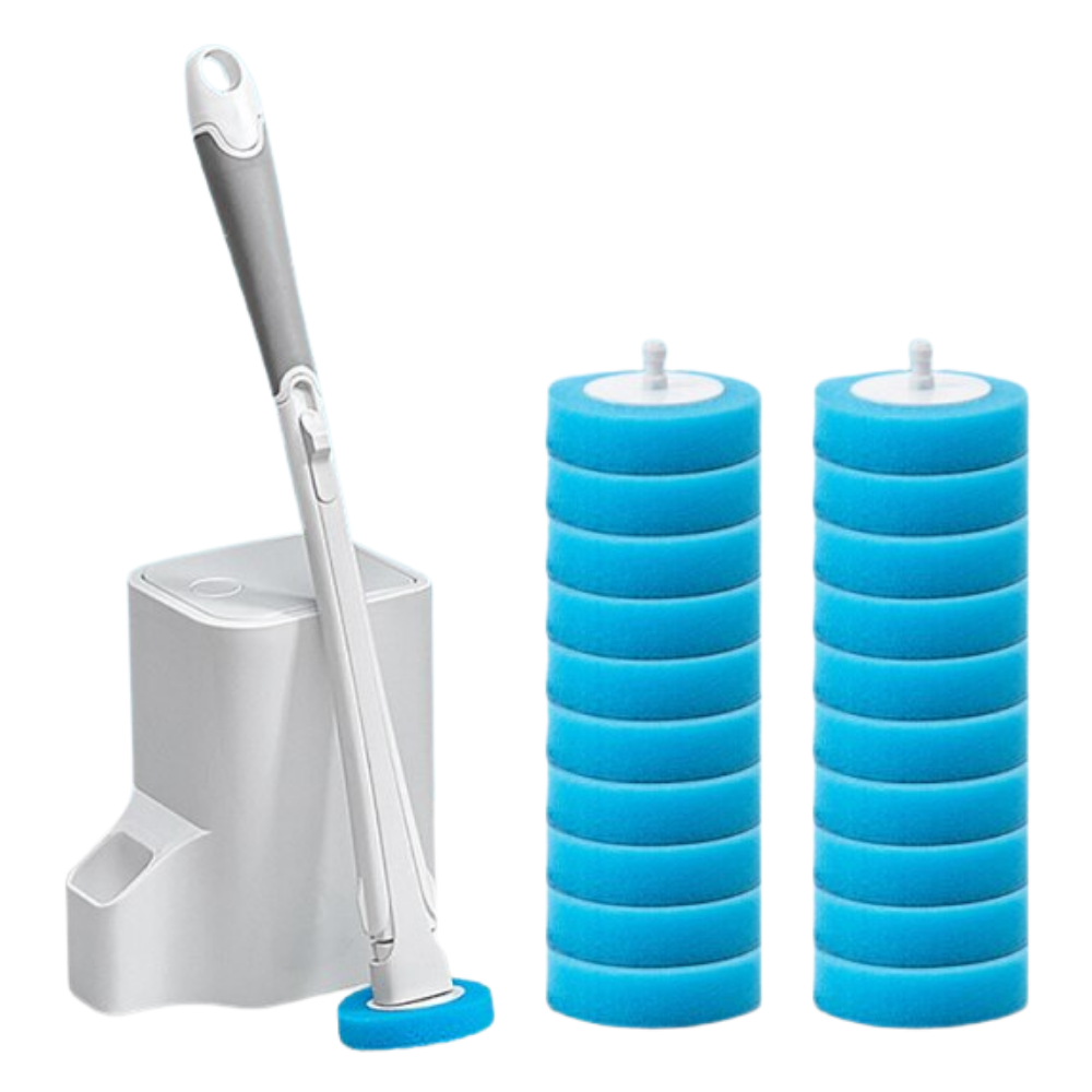 Ensemble de brosses de toilettes jetables - Ozerty