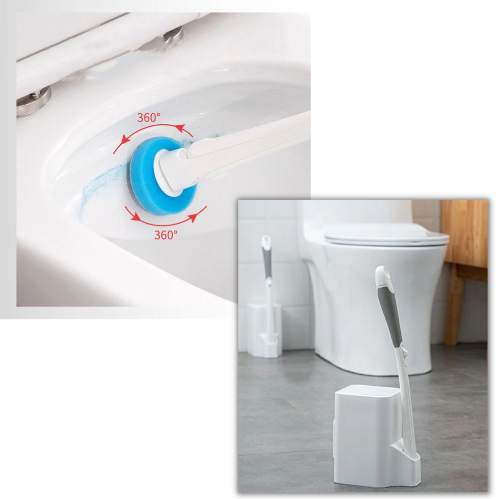 Ensemble de brosses de toilettes jetables - Ozerty