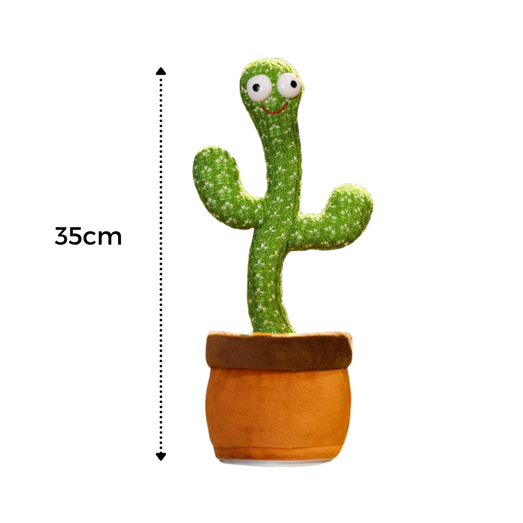Jouet cactus qui danse et répète ce que vous dites - Ozerty