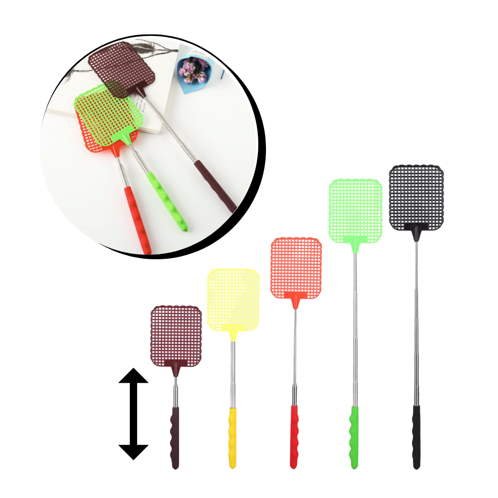 Tapette à mouche télescopique