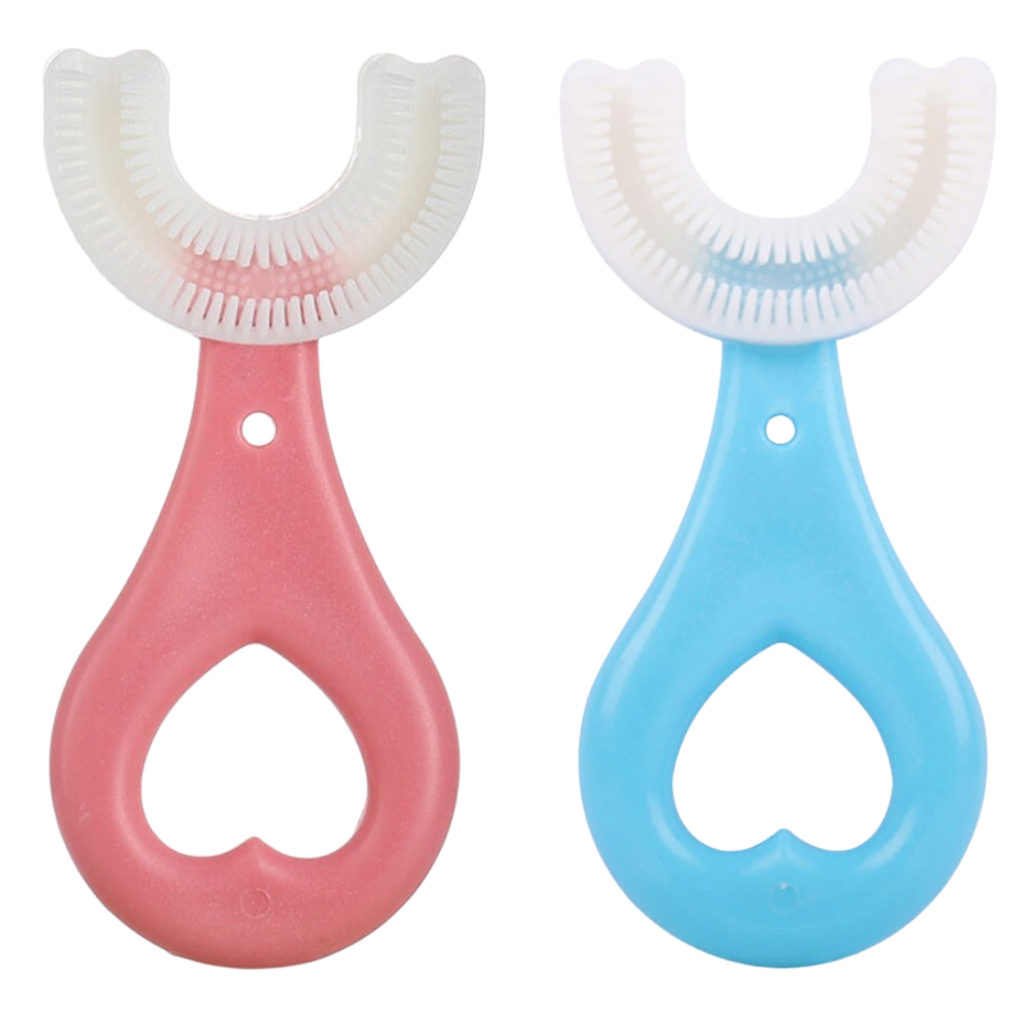 Brosse à dents en forme de u pour enfants (paquet de 2) - Ozerty