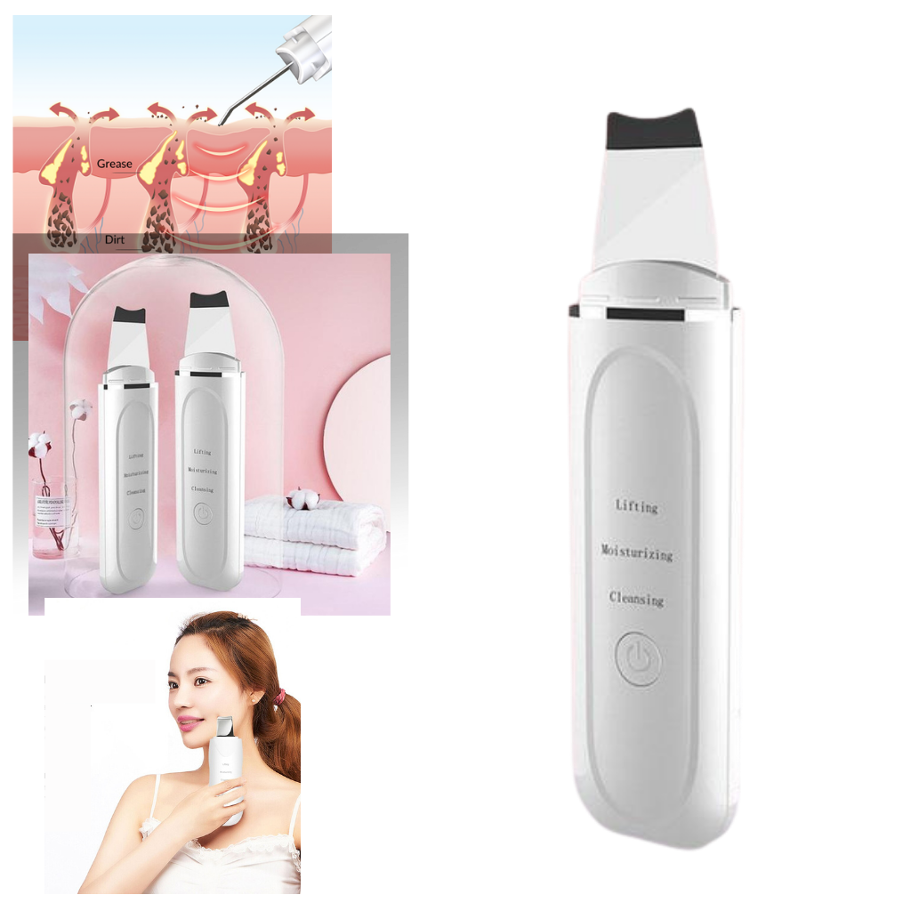 Spatule exfoliante ultrasonique pour le nettoyage en profondeur du visage