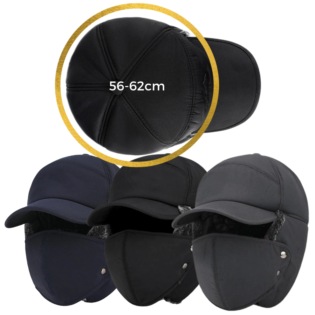 Chapeau unisexe coupe-vent pour les oreilles et le visage - Ozerty