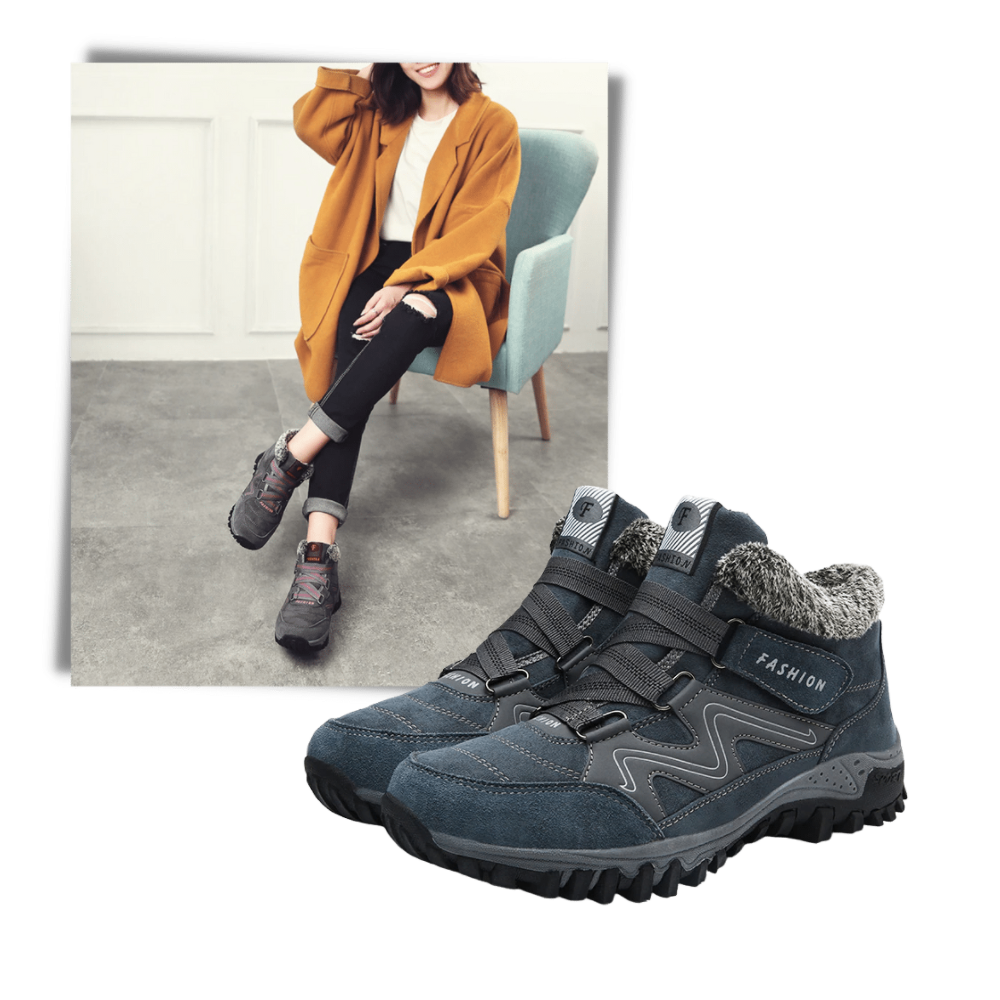 Bottes d'hiver en cuir - Ozerty