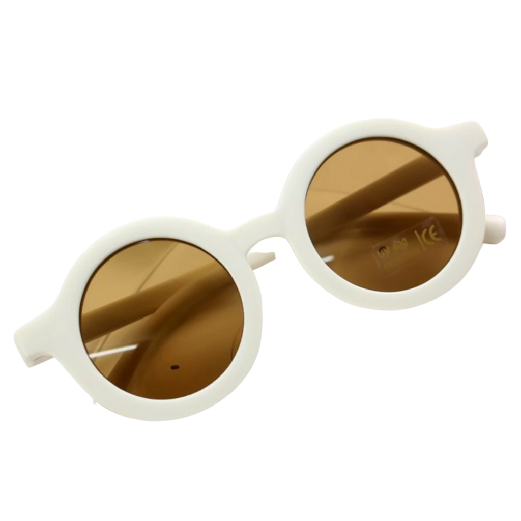 Vintage round sunglasses for children from 1 to 5 years old