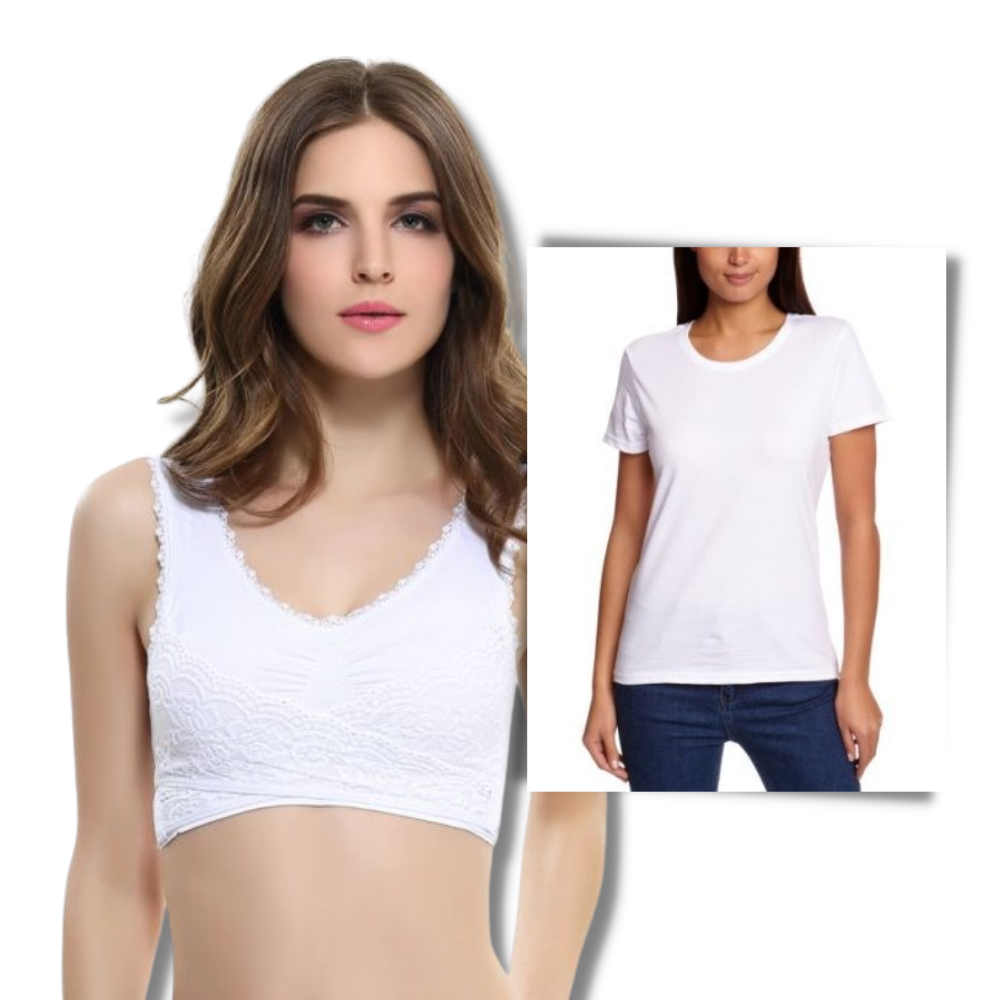 Soutien-gorge push-up sans coutures et sans fil - Ozerty