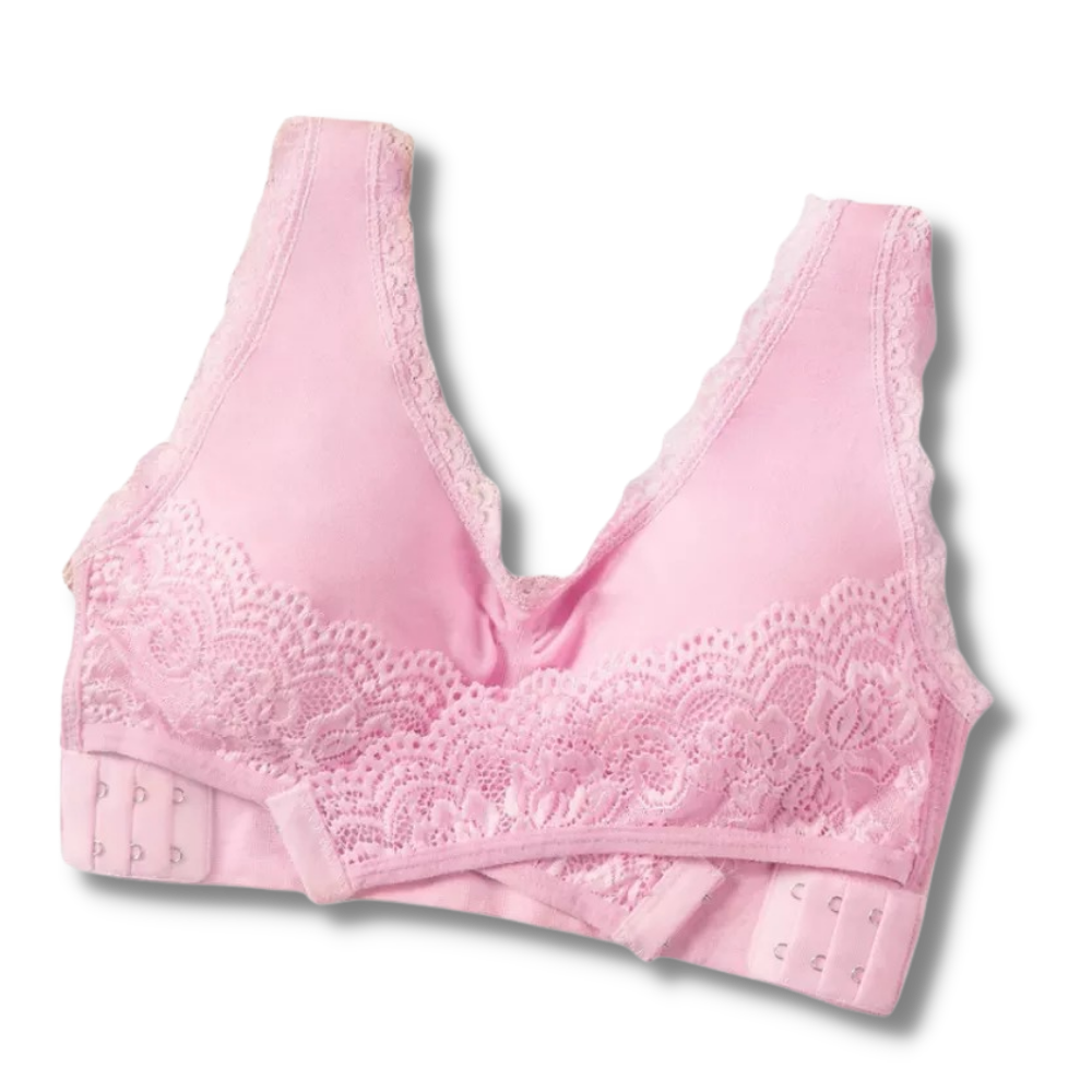 Seamless and wireless push-up bra