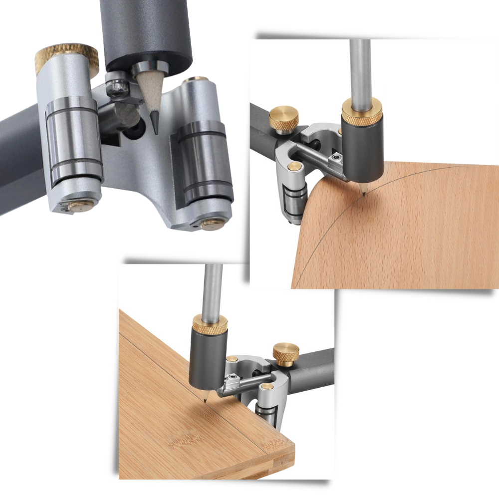 Outil de traçage à double fonction pour le travail du bois - Ozerty