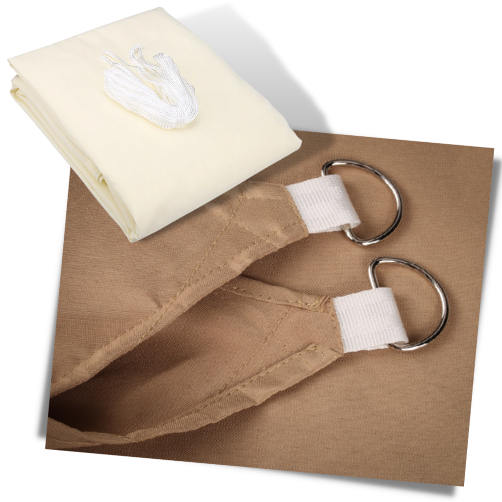 Voile d'ombrage triangulaire résistante à l'eau  - Ozerty