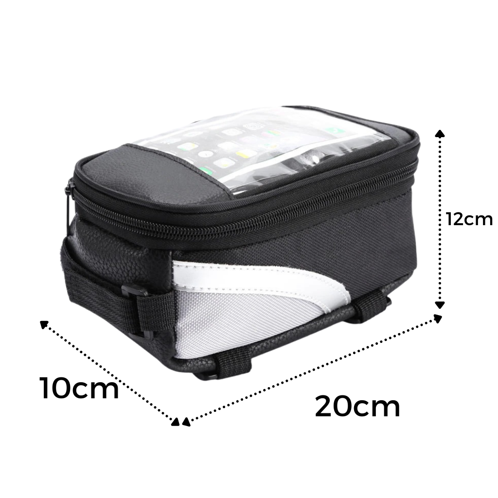 Sacoche imperméable pour téléphone à fixer sur un vélo - Ozerty