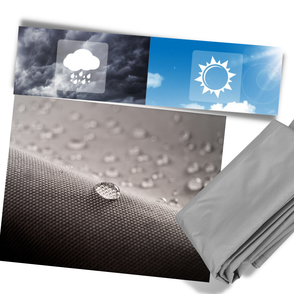 Voile d'ombrage rectangulaire résistant aux intempéries - Ozerty