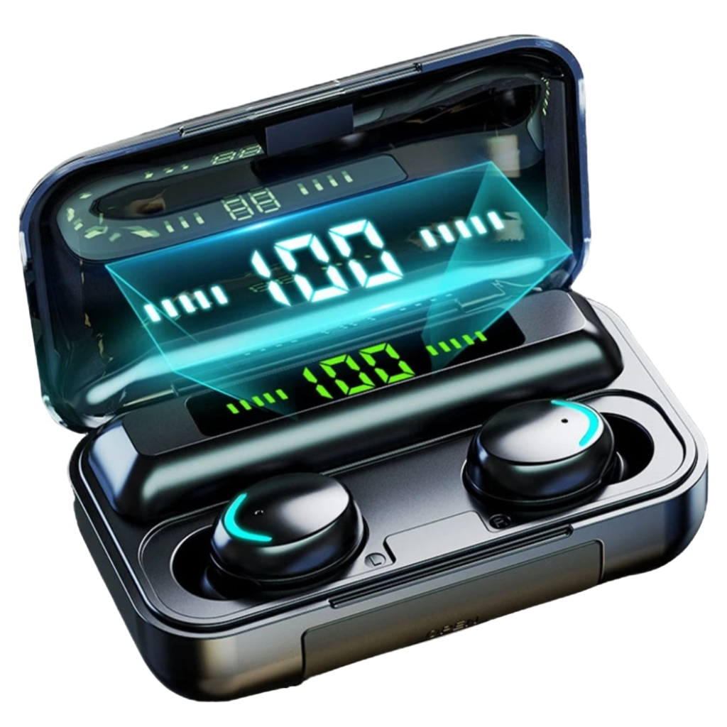 Écouteurs Bluetooth avec boîtier de chargement - Ozerty