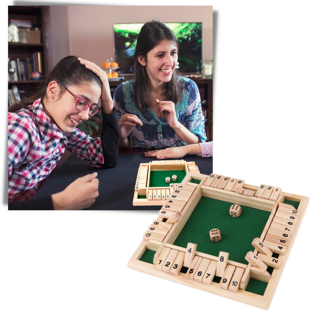 Jeu de dés en bois - Ozerty