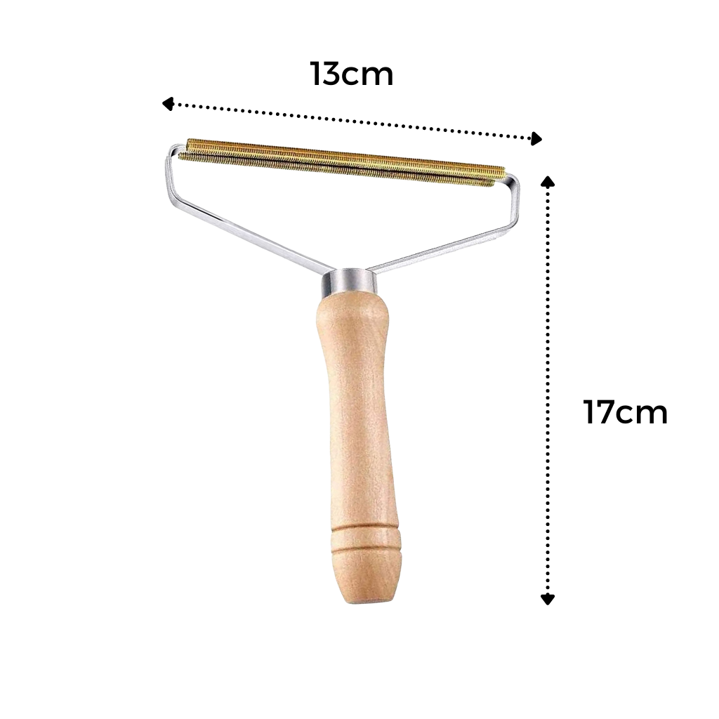 Brosse pour poils d'animaux en bois - Ozerty