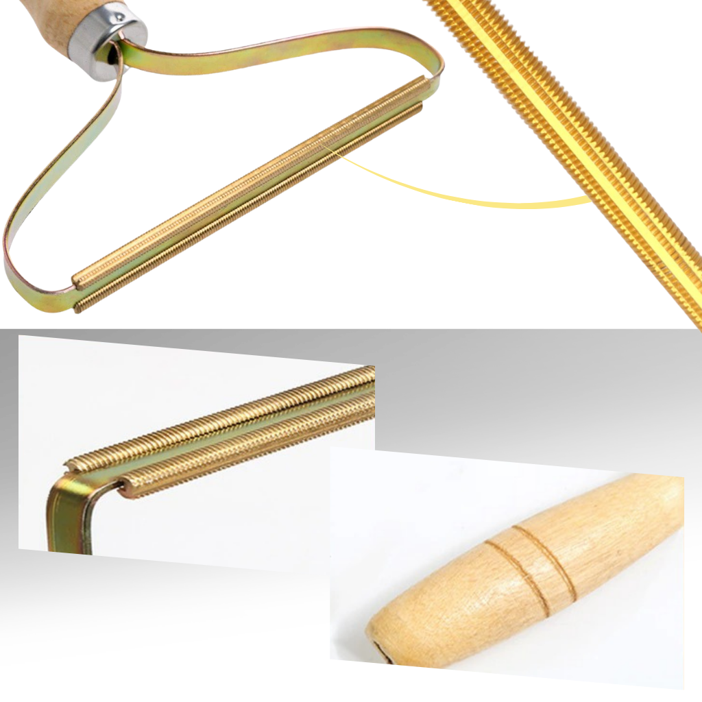 Brosse pour poils d'animaux en bois - Ozerty