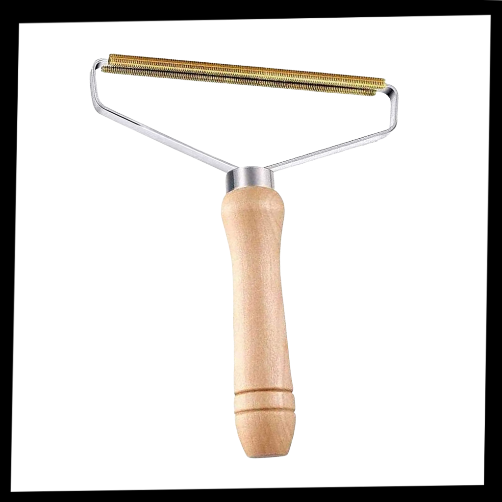 Brosse pour poils d'animaux en bois - Ozerty