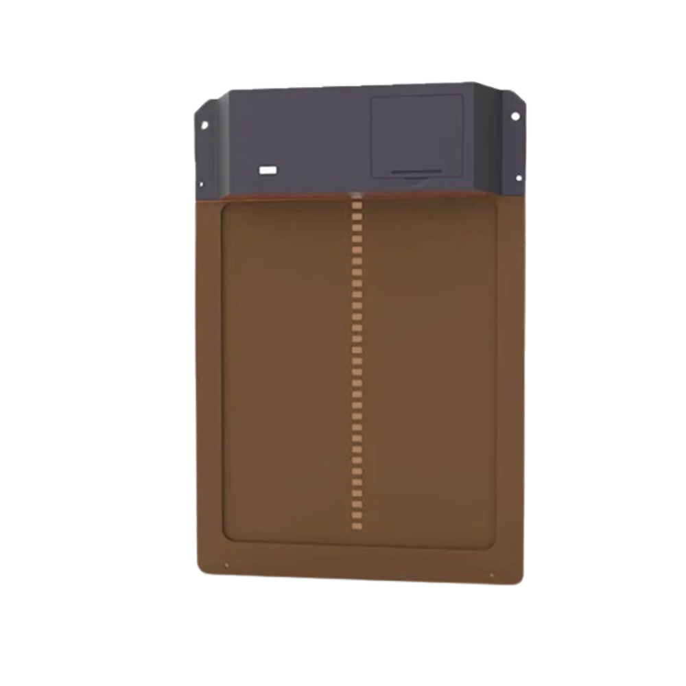 Porte Automatique pour Poulailler -Marron - Ozerty