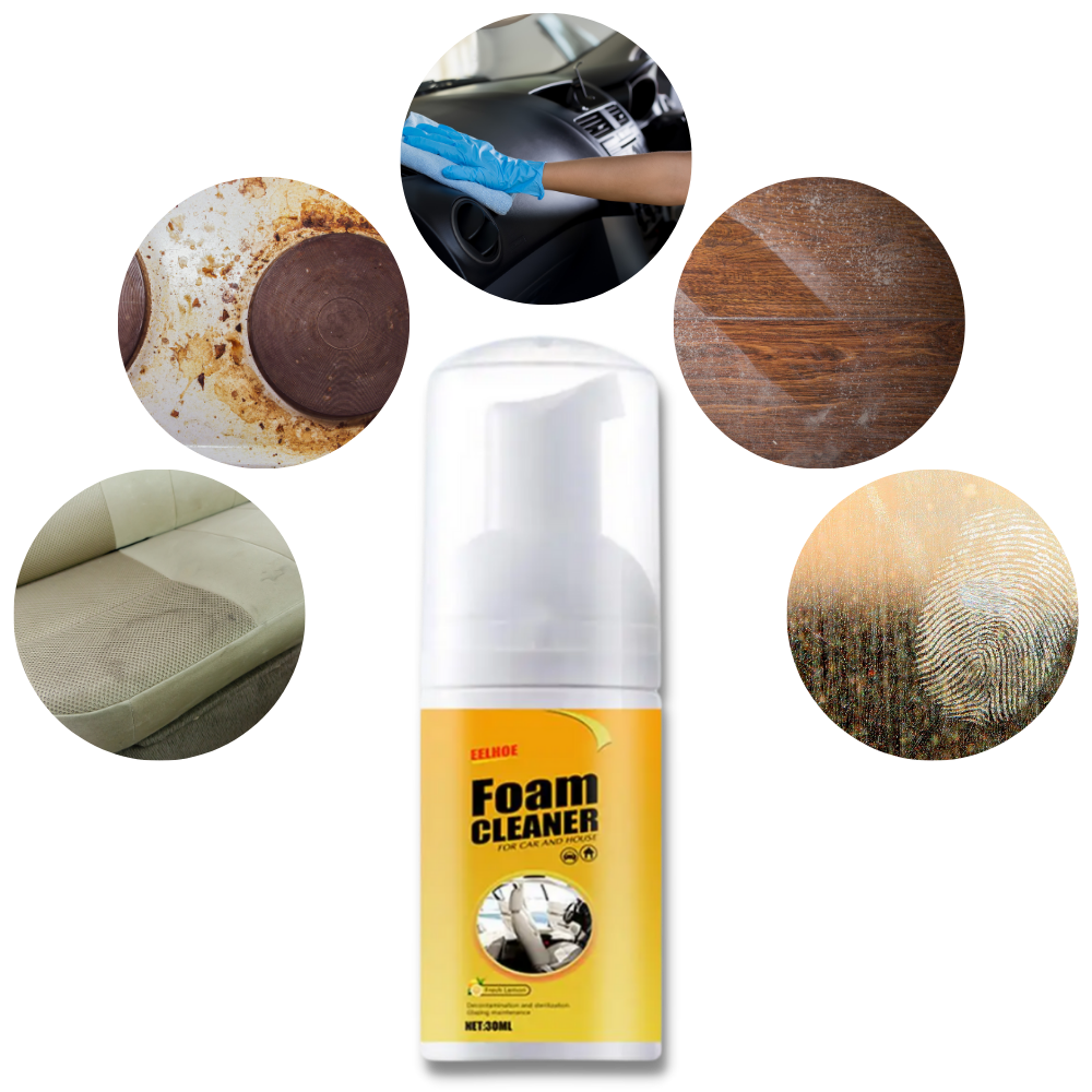 Mousse nettoyante pour voitures - Ozerty