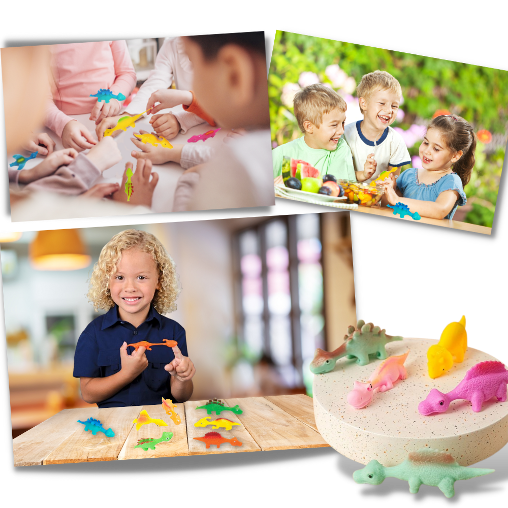 Catapulte Dinosaures collants - Ozerty