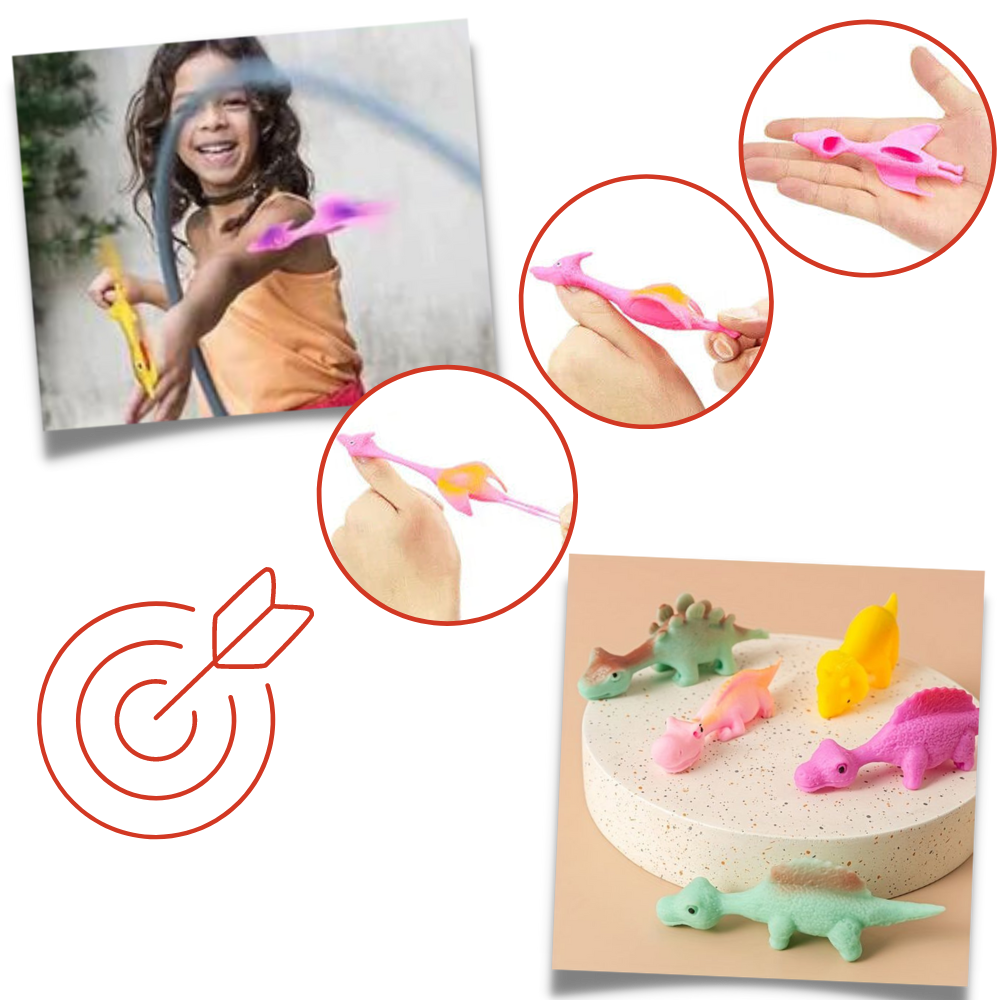 Catapulte Dinosaures collants - Ozerty