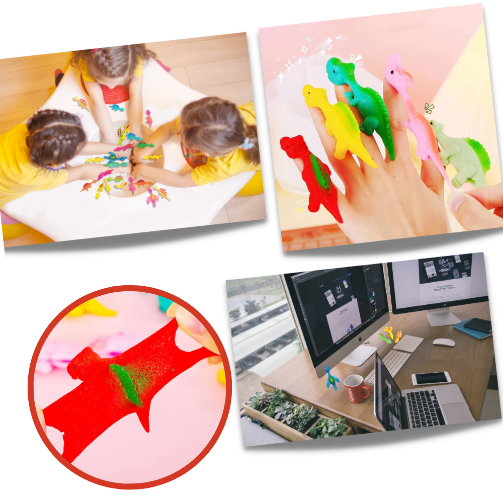 Catapulte Dinosaures collants - Ozerty