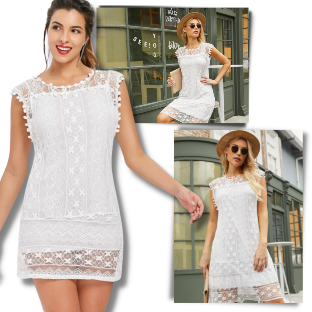 Robe chic en dentelle boho - Ozerty